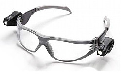 Light Vision Safety Glasses With Grey Temple Frame Clear Anti-F